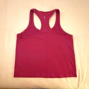 Lululemon Swiftly Tech Racerback Tank Top 2.0 Race Length Sz 10 Vivid Plum